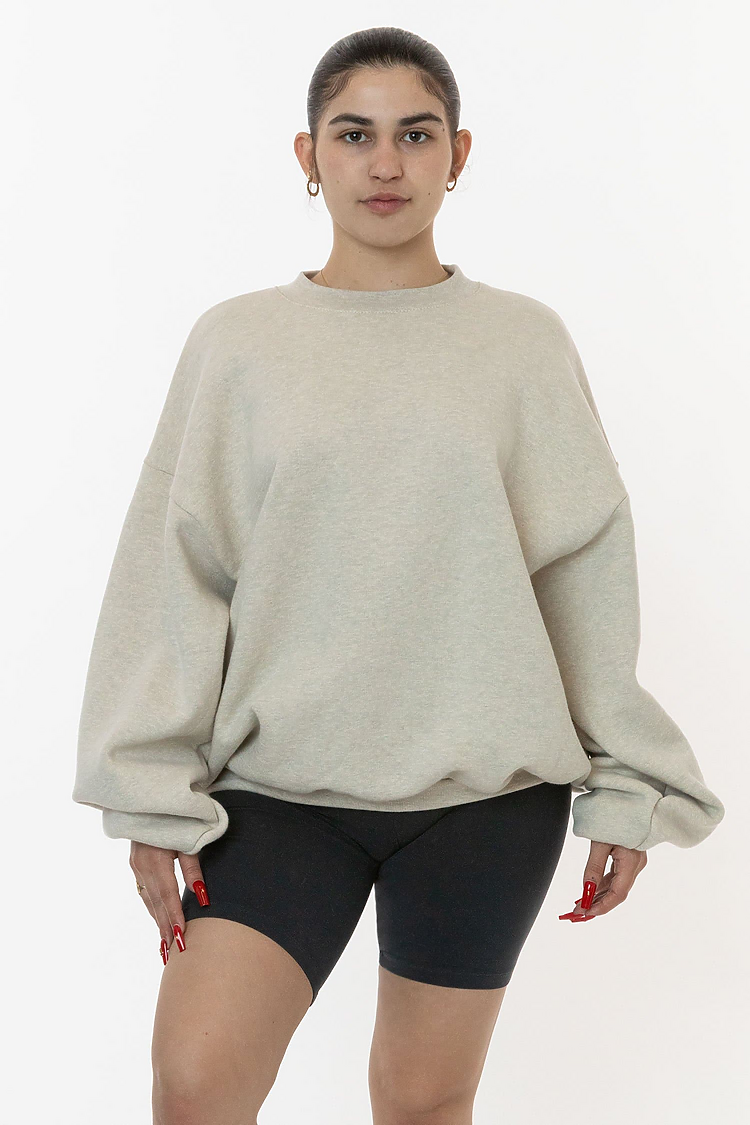 12oz Fleece Wide Crew SCOUR