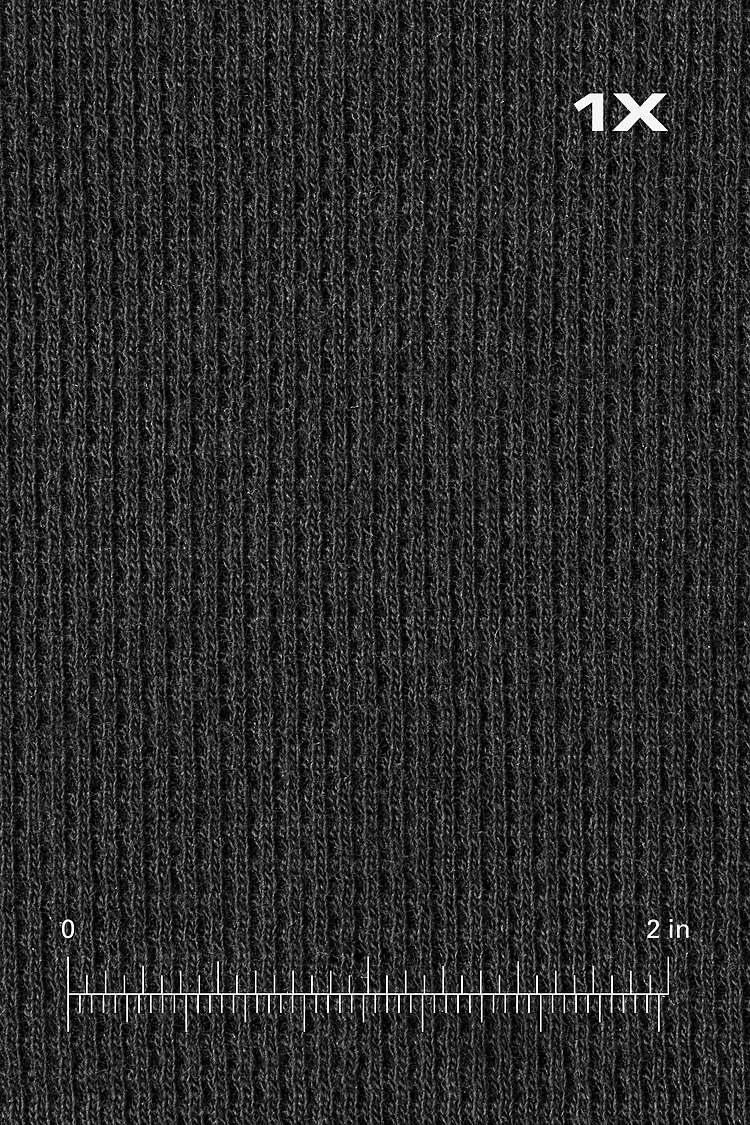 L/S Baby Thermal Henley Black