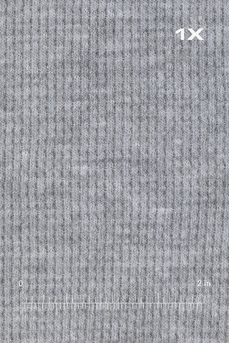 L/S Baby Thermal Henley HEATHER GREY