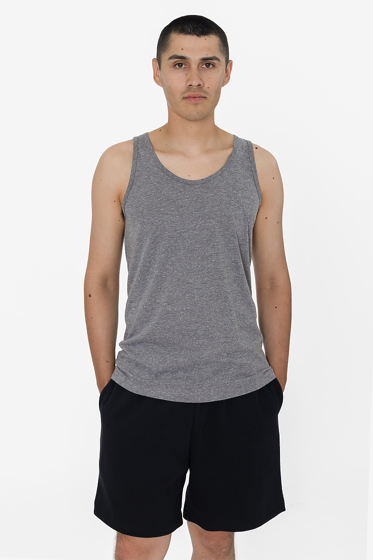 Tri Blend Tank 3.7oz Athletic Grey