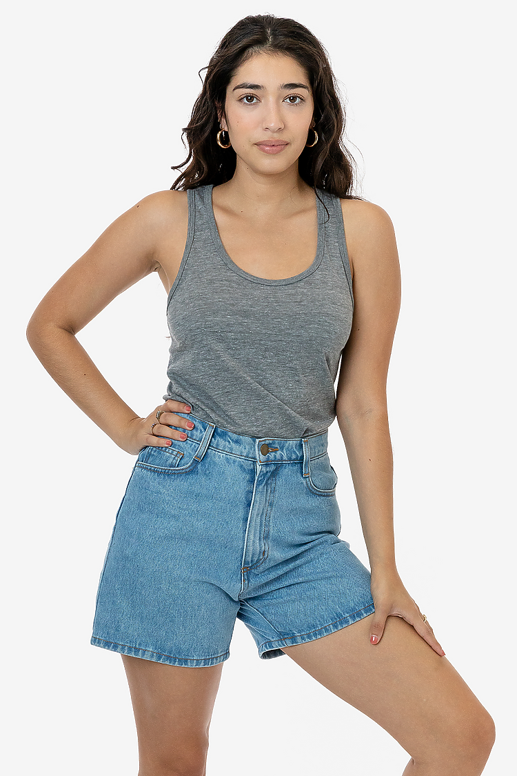 Tri Blend Tank 3.7oz Athletic Grey