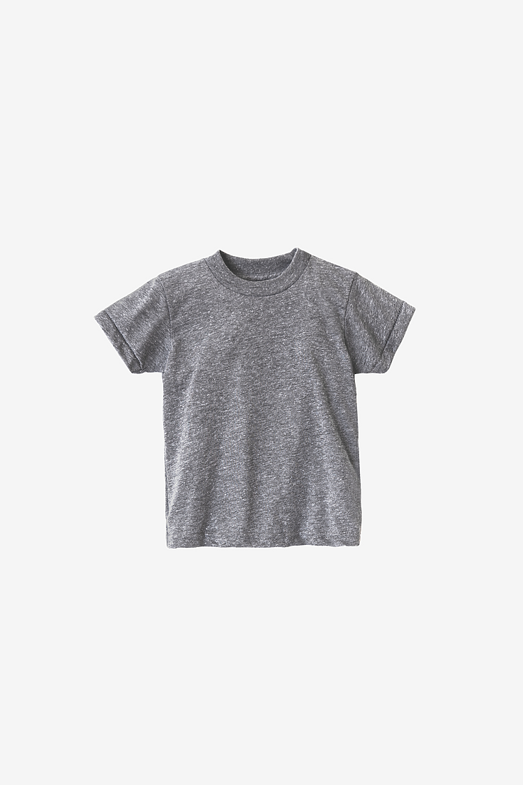TODDLER TRIBLEND S/S TEE ATHLETIC GREY