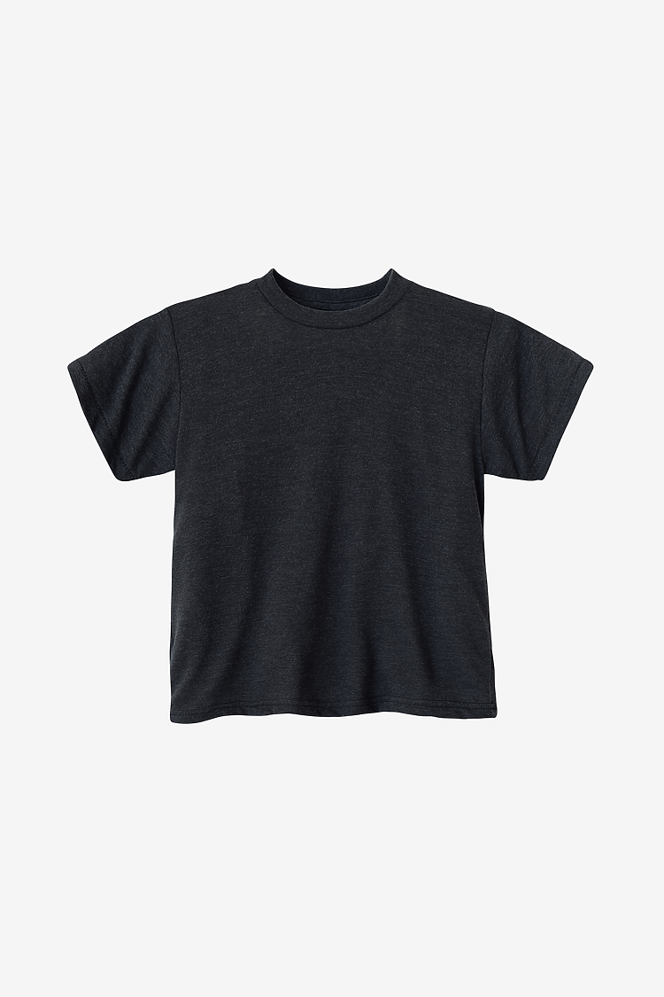 KIDS TRIBLEND S/S TEE TRI-BLACK