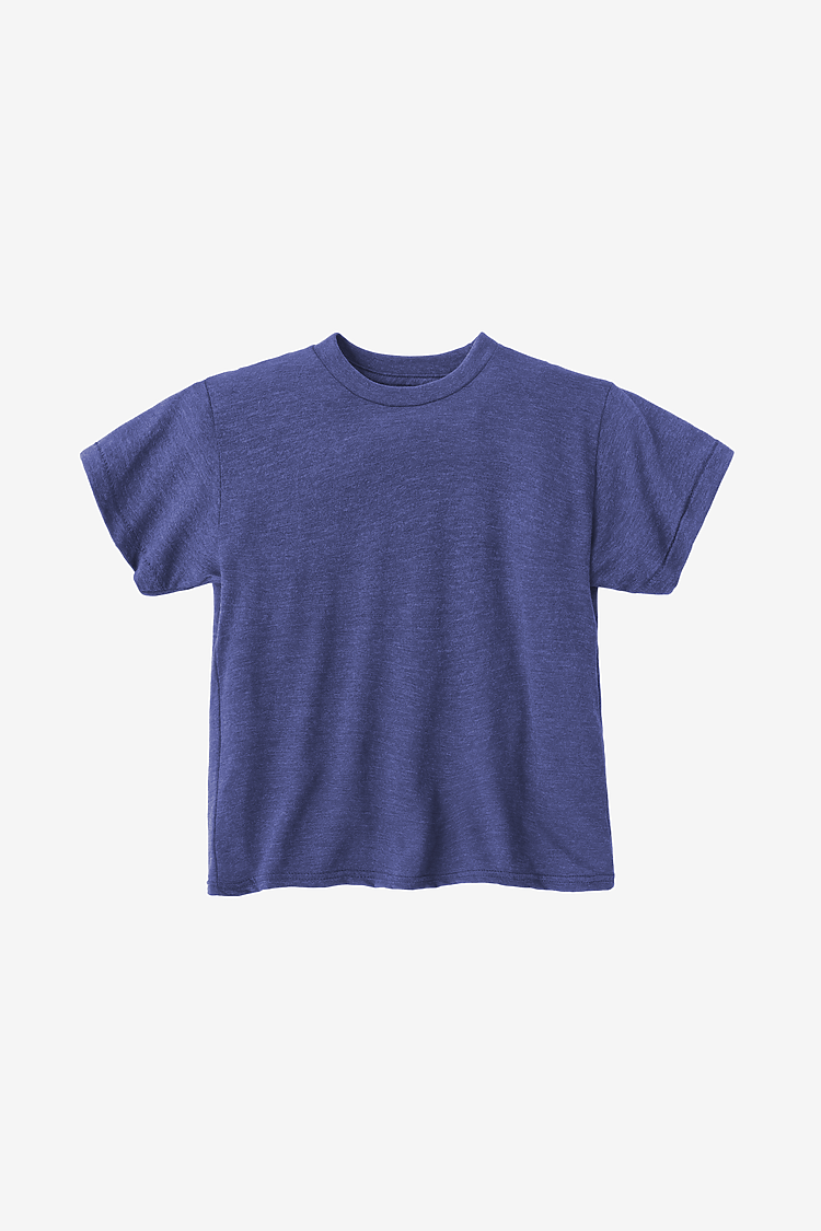 KIDS TRIBLEND S/S TEE TRI-INDIGO