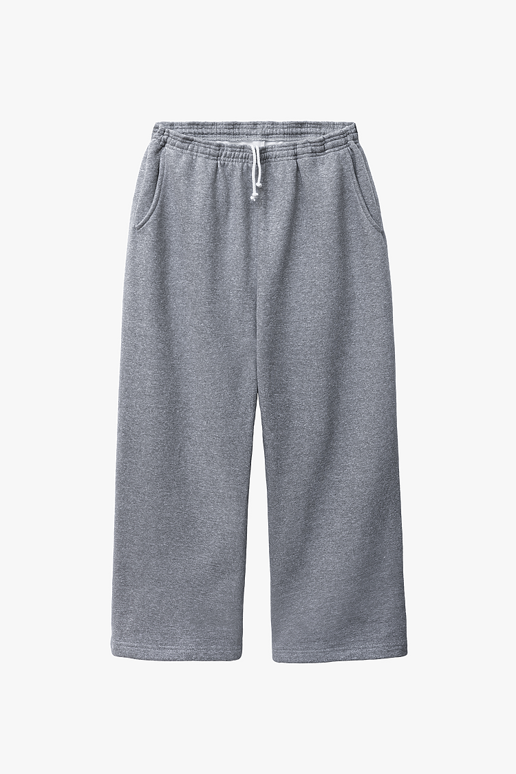 12OZ TRIBLEND FLEECE SWEATPANT HEATHER GREY