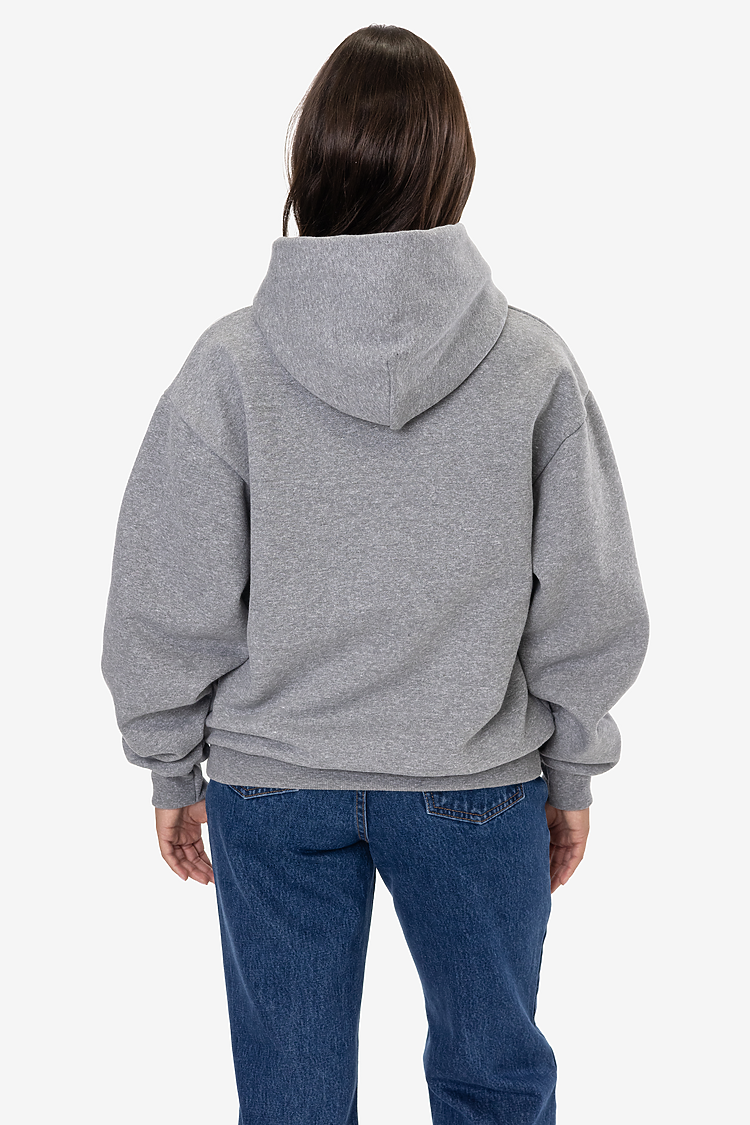 12OZ TRIBLEND FLEECE HOODIE HEATHER GREY