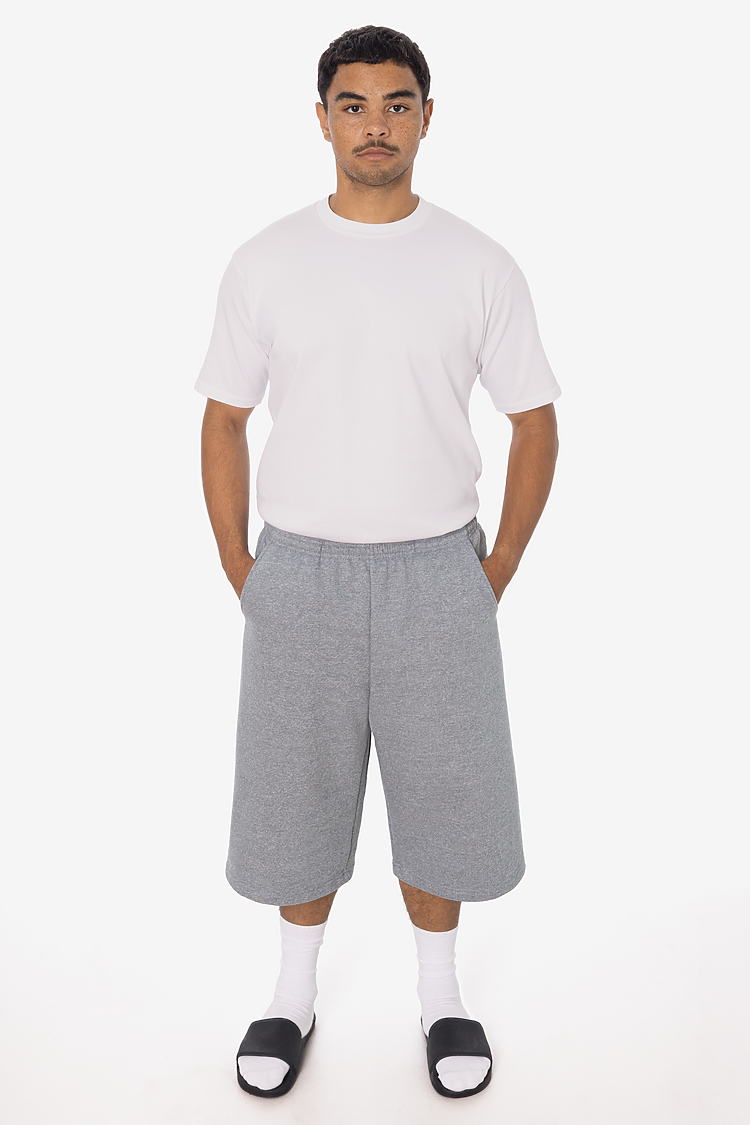 Triblend Extra Wide Shorts Heather Grey