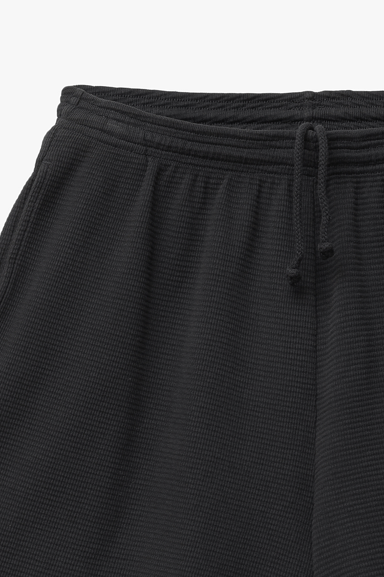Hvy Thermal Garmnt Dye Shorts Black
