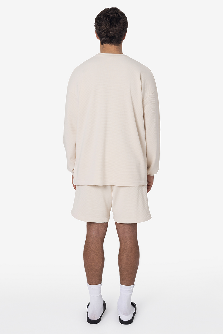 Hvy Thermal Garmnt Dye Shorts Creme