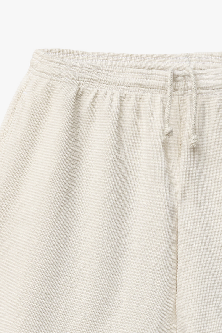 Hvy Thermal Garmnt Dye Shorts Creme