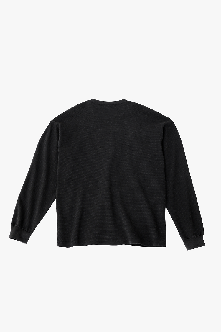 L/S Hvy Thermal Crew Neck Black