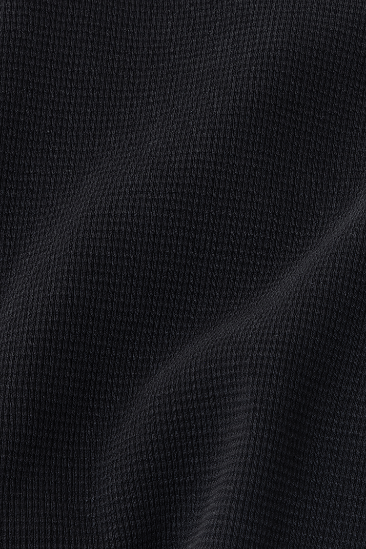 L/S Hvy Thermal Crew Neck Black