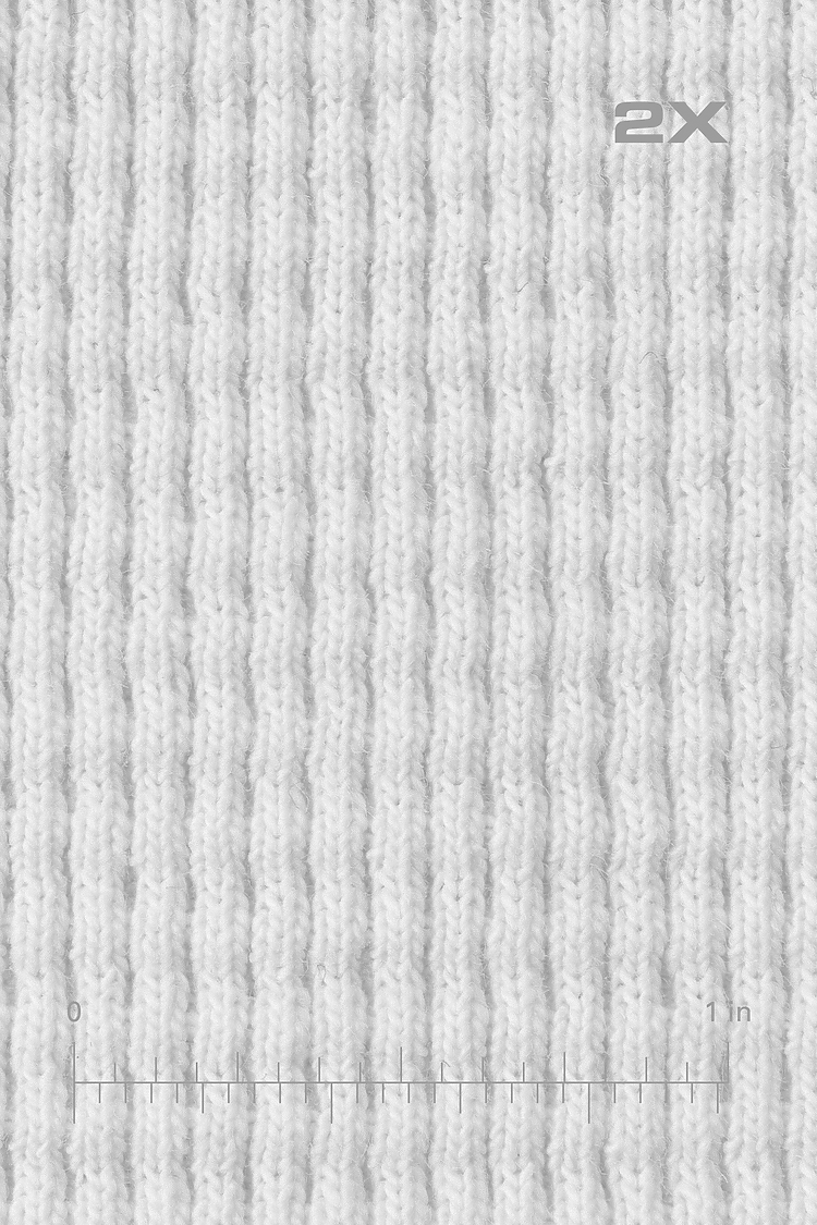 L/S Hvy Thermal Crew Neck White