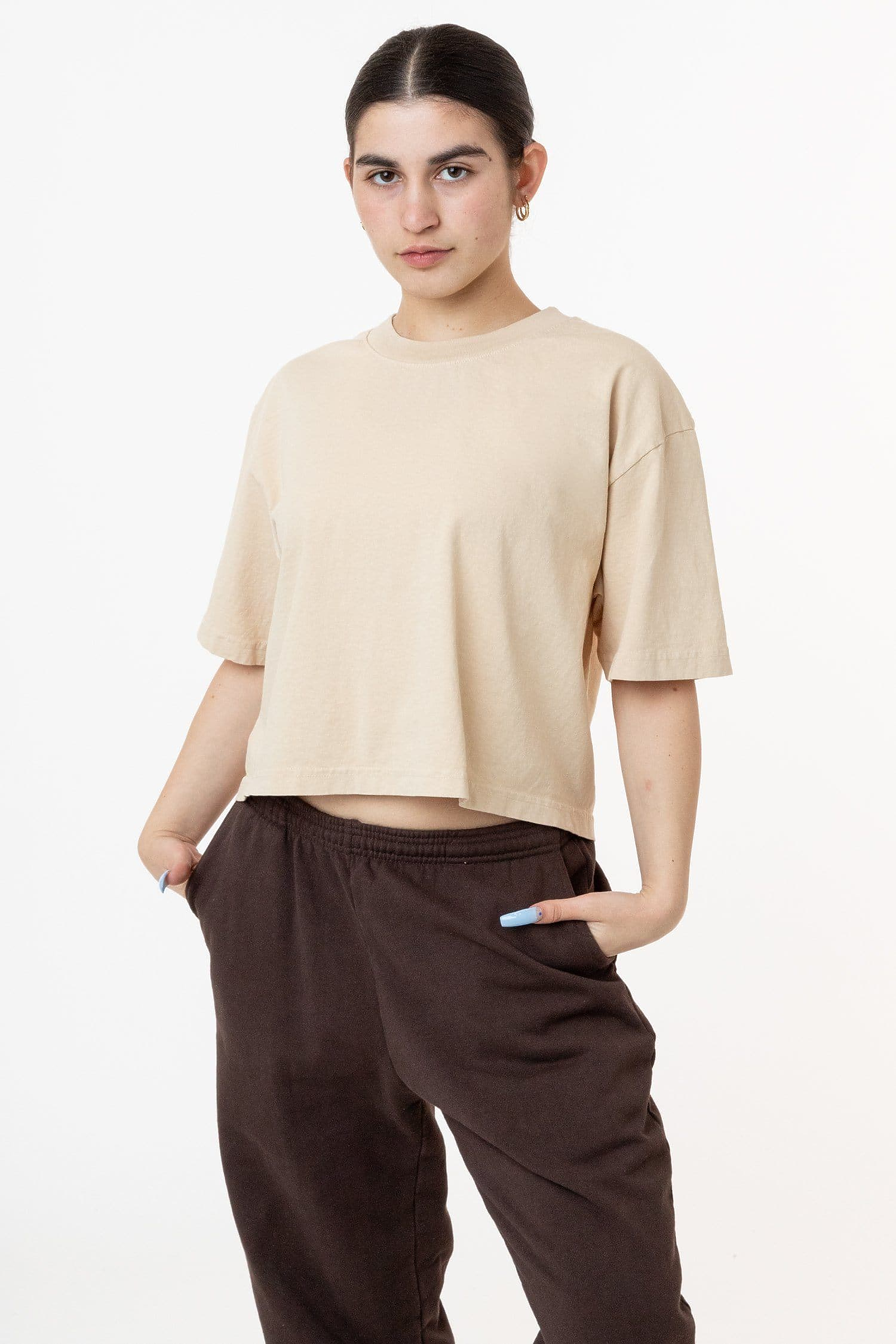 18/1 Oversize Crop Tee