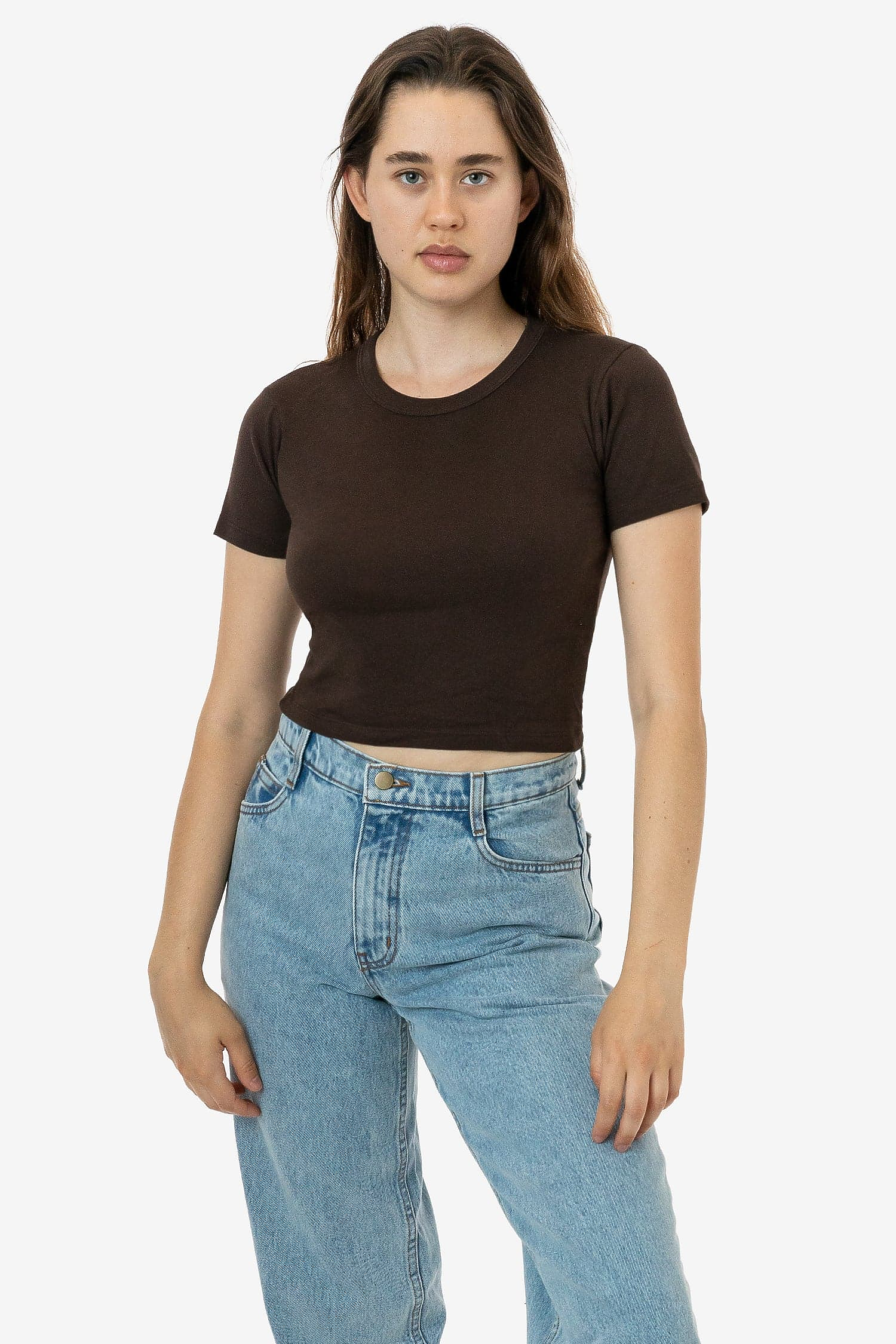 Baby Rib Mid-Length Crewneck