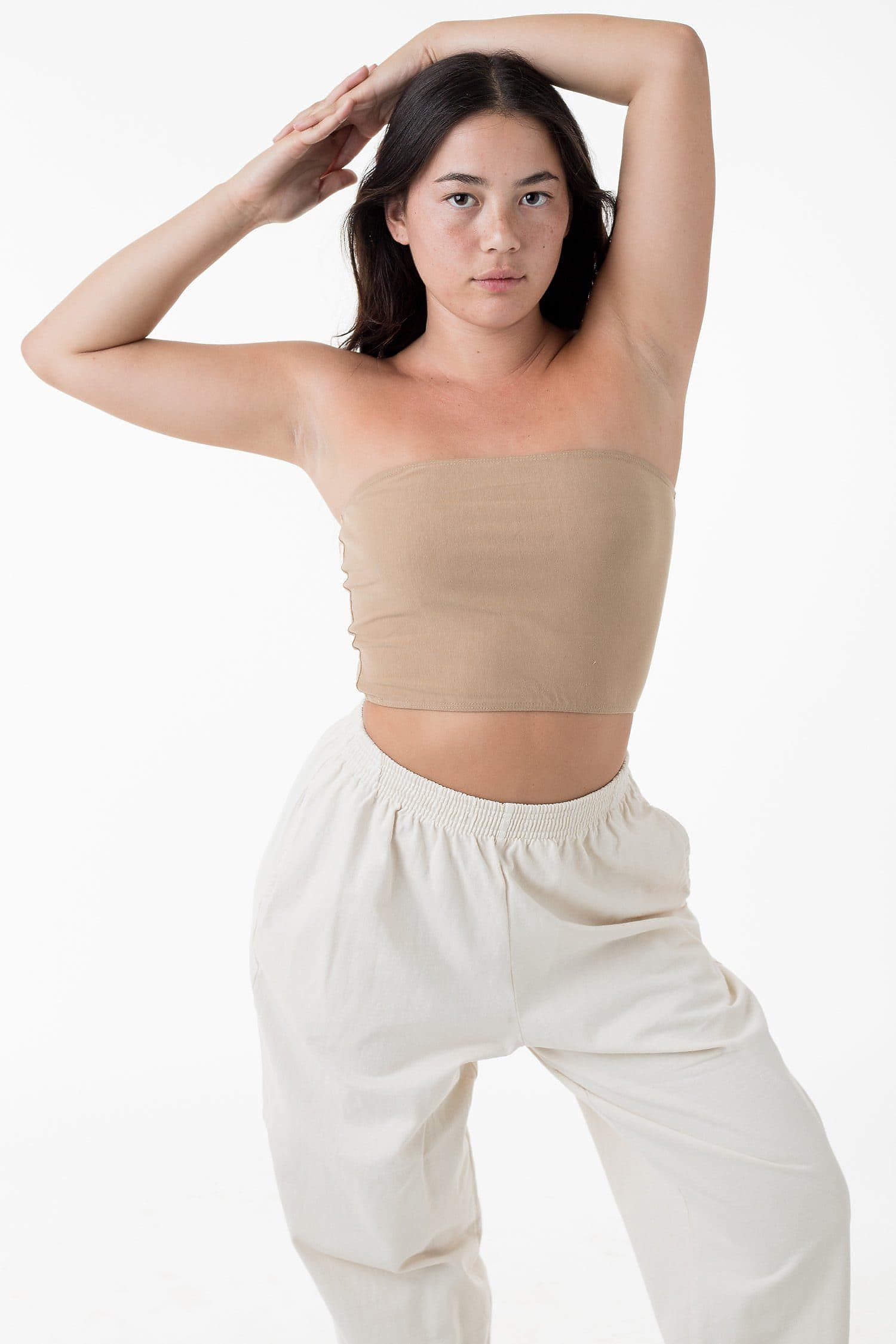Cnt Spndx Tube Crop Top