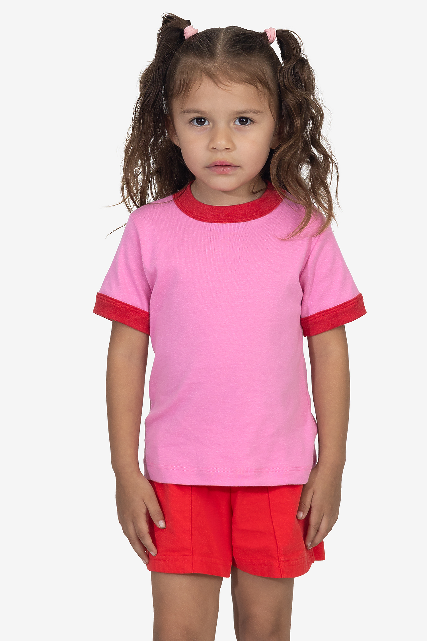 Kids 50/50 Rib Ringer T