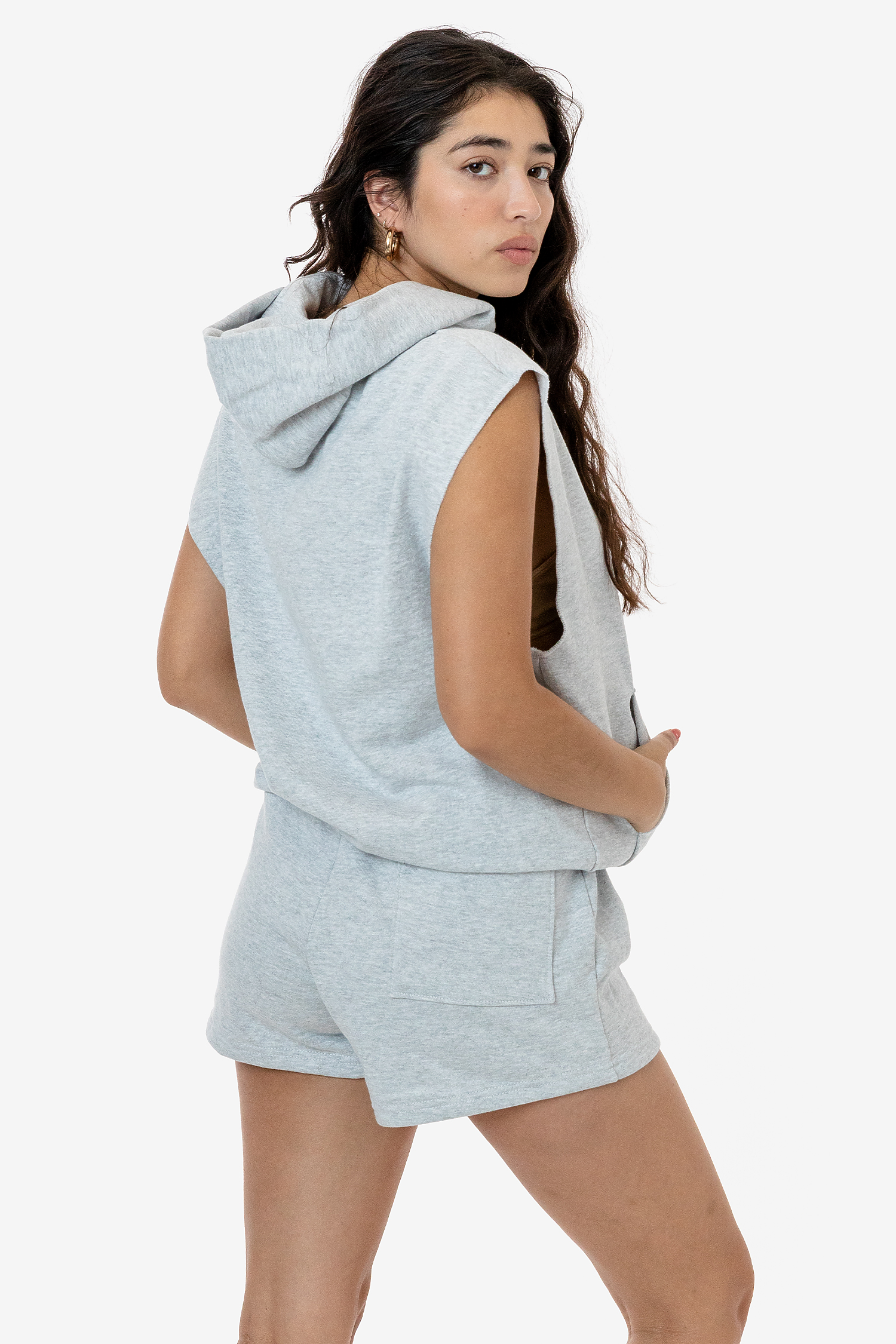 Sleeveless Hood Pullover 14oz
