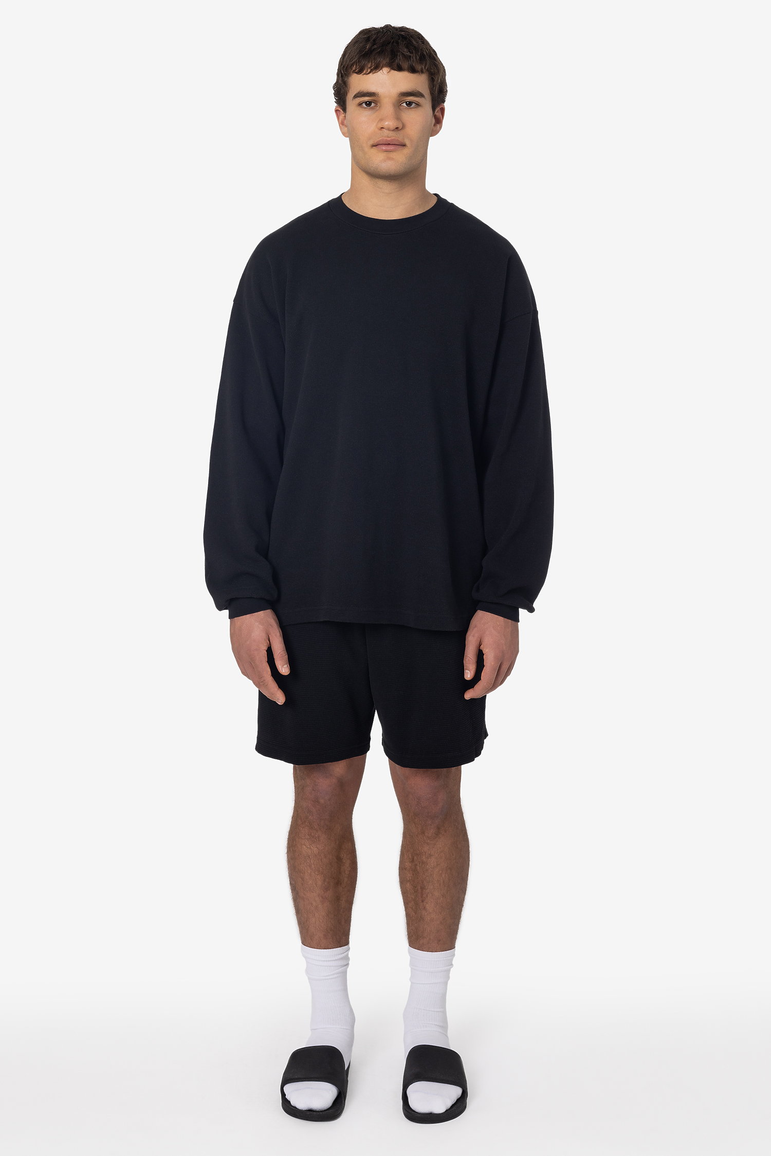 Hvy Thermal Garmnt Dye Shorts | Los Angeles Apparel