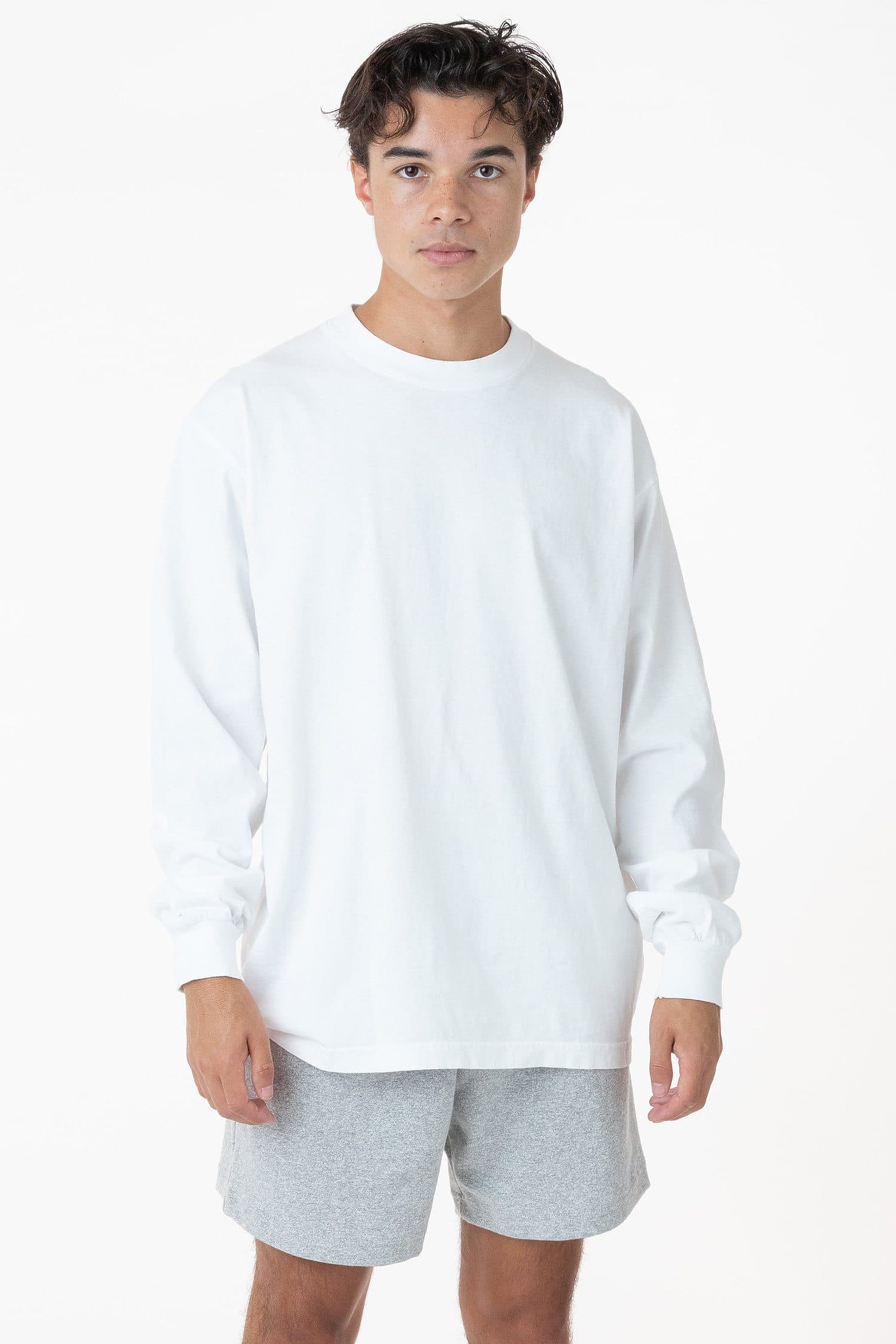 L/S Grmnt Dye Mockneck 7.5oz