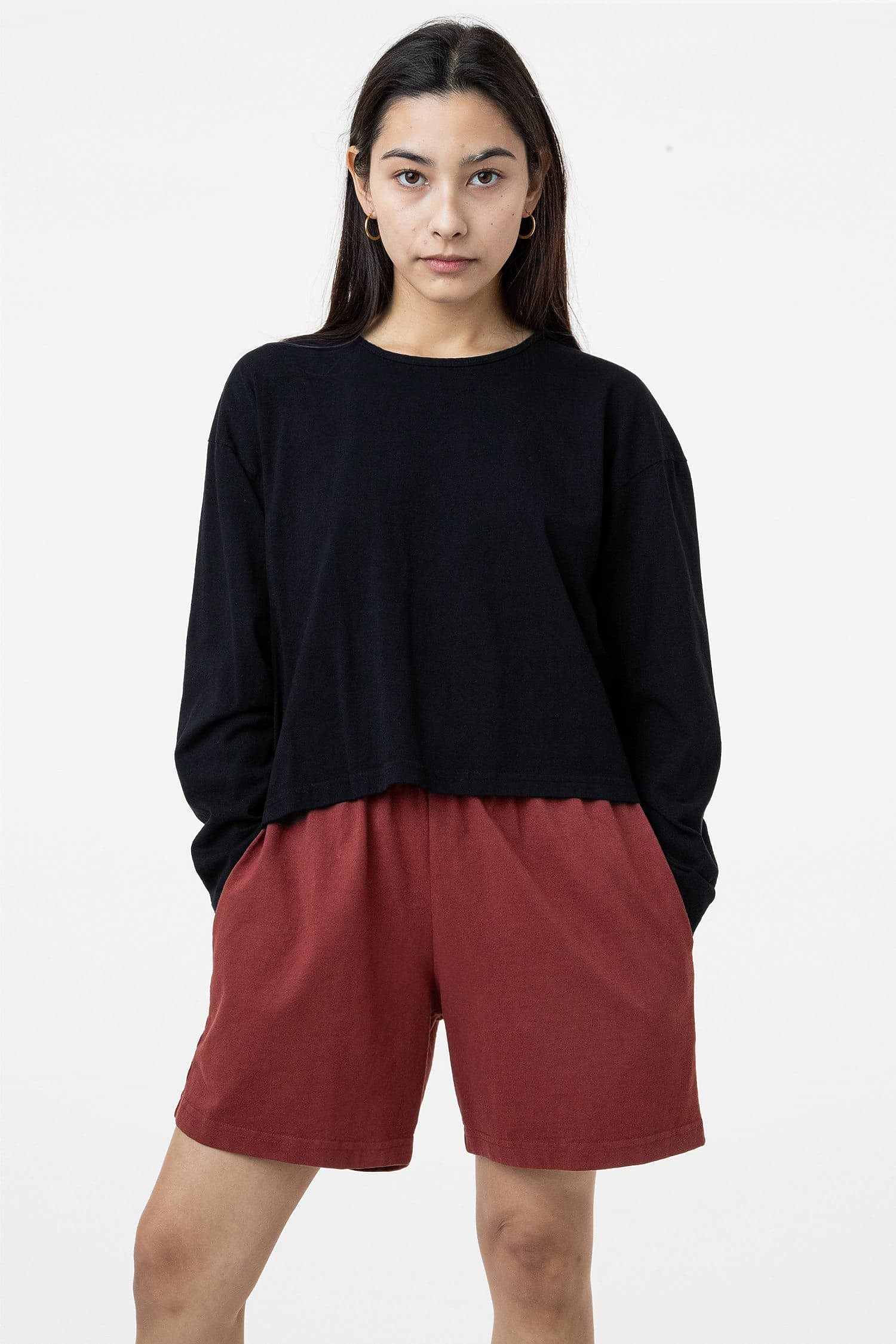 L/S Garment Dye Cropped T
