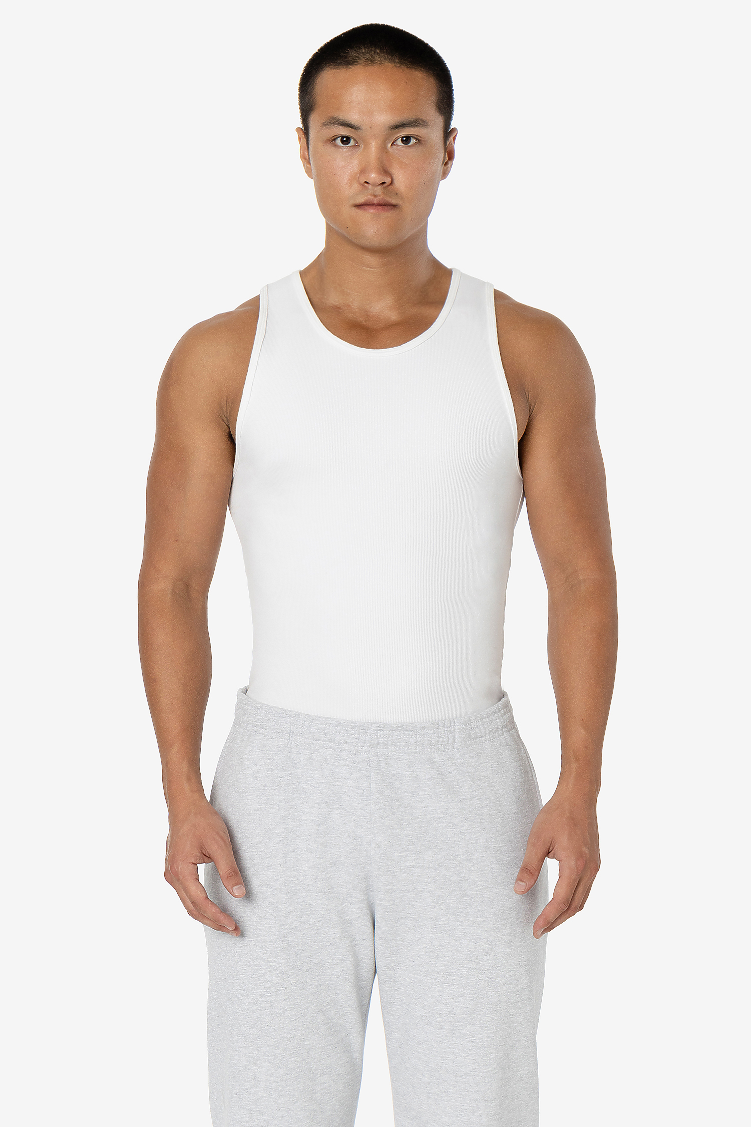 2x1 Cotton Spandex Rib Tank