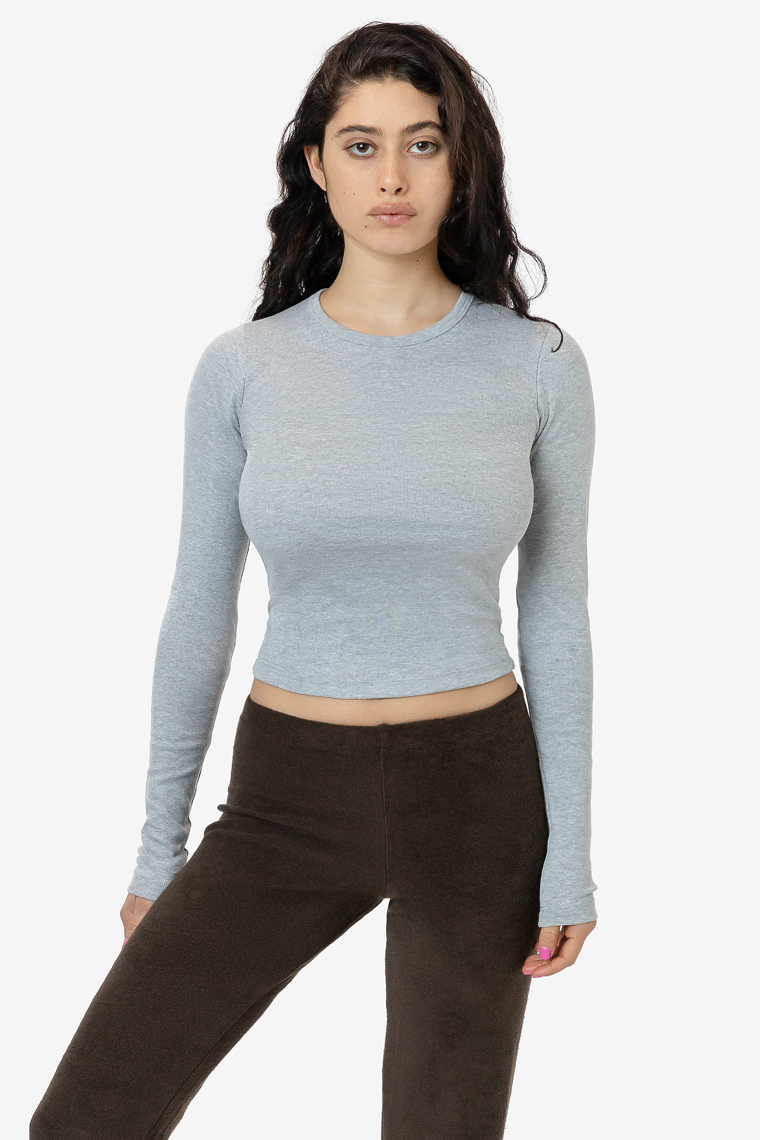 Womens | Tops-Baby Rib | Los Angeles Apparel