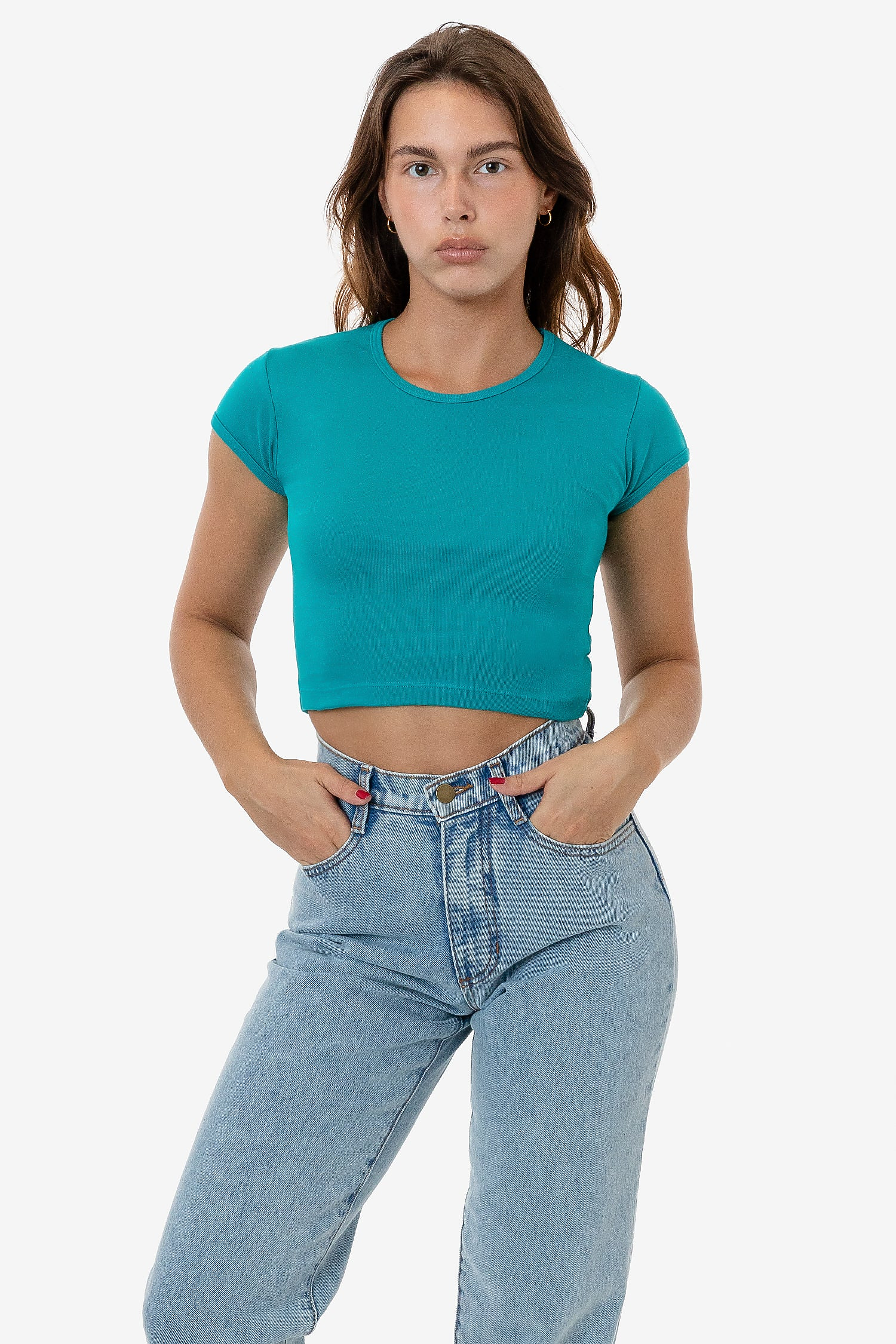 Womens | Tops-Baby Rib | Los Angeles Apparel