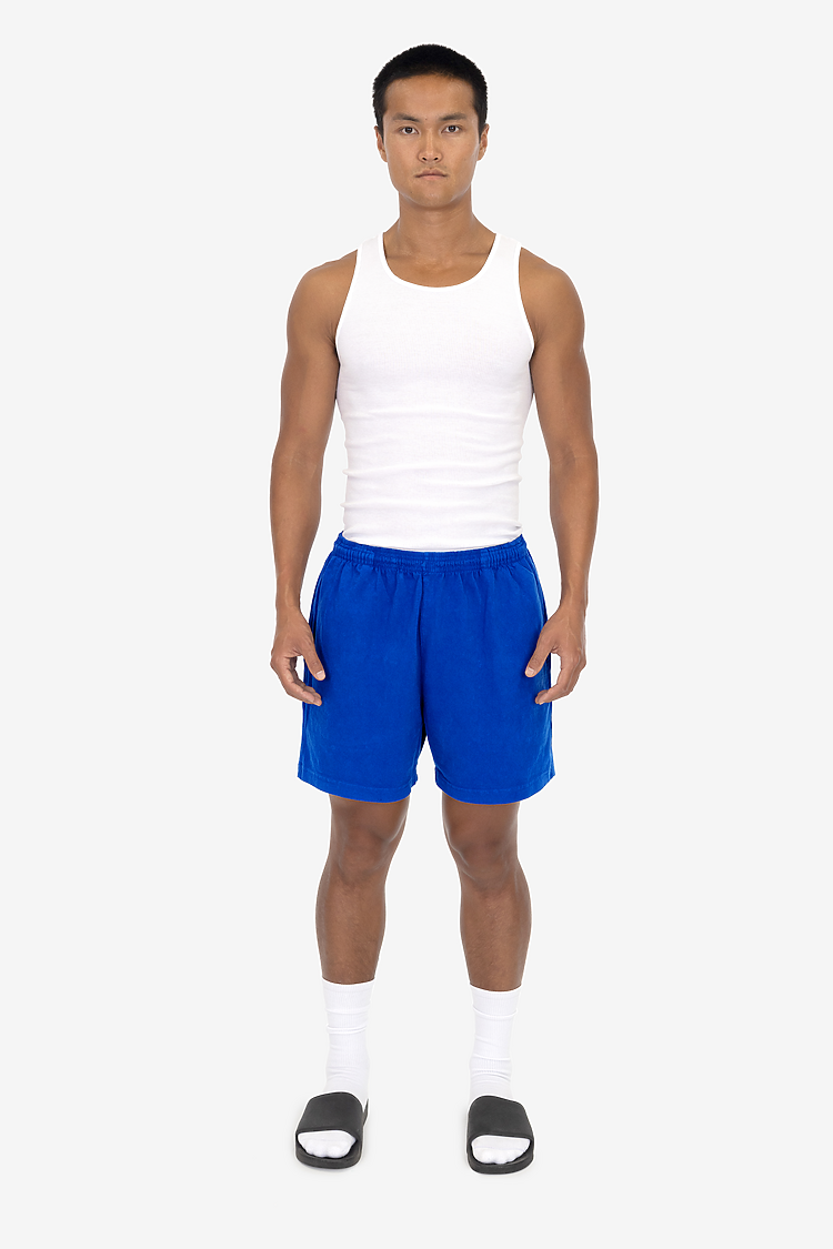 8.5 oz Heavy Jersey Gym Shorts COBALT BLUE