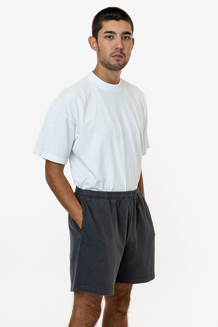 8.5 oz Heavy Jersey Gym Shorts DOLPHIN BLUE