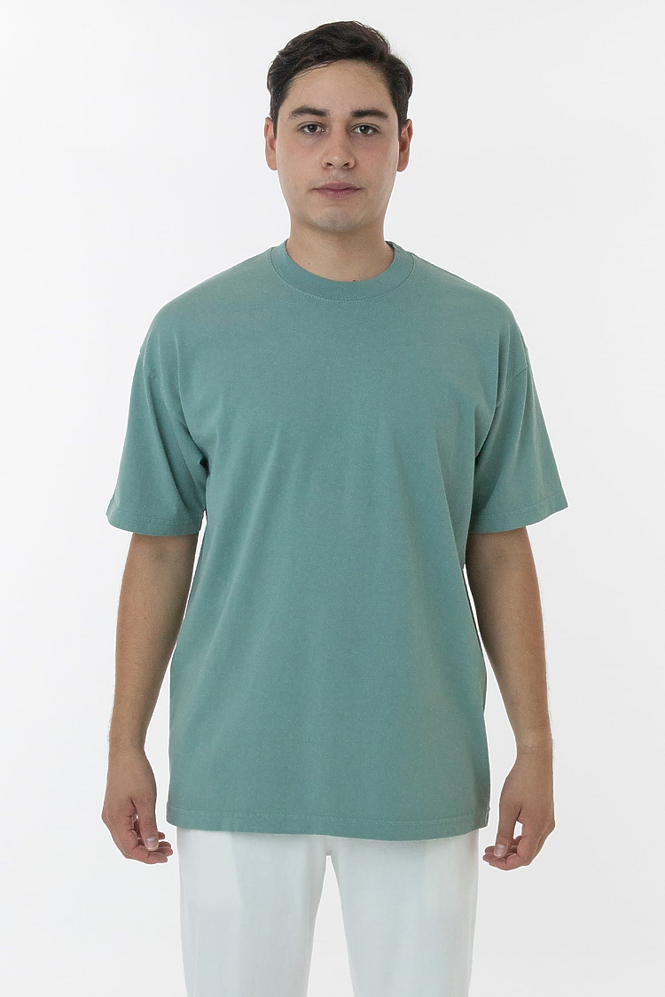 S/S Grmnt Dye Crew Neck 6.5oz ATLANTIC GREEN