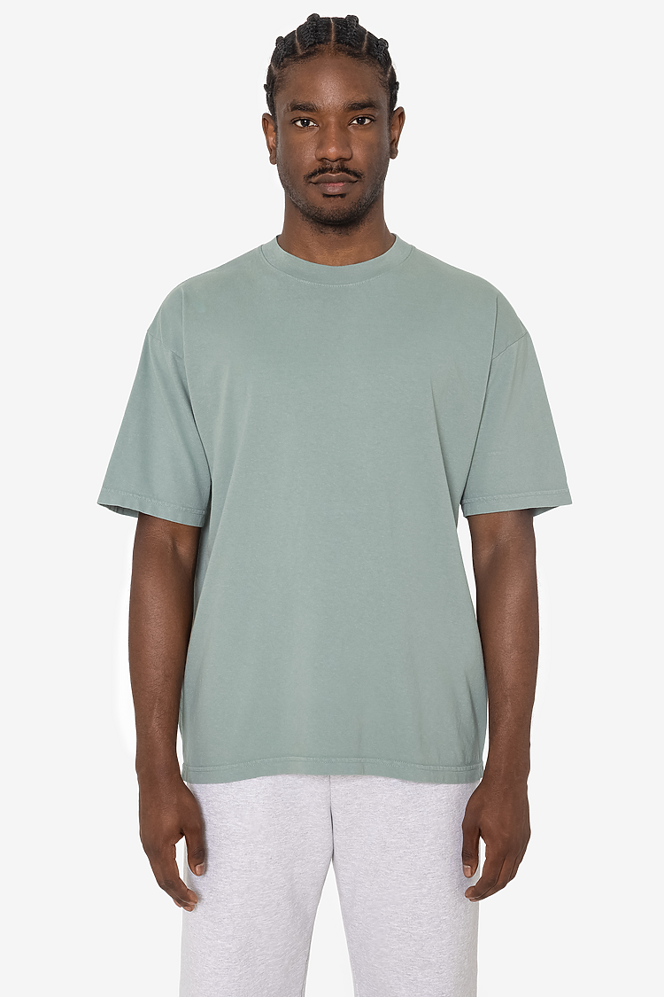 S/S Grmnt Dye Crew Neck 6.5oz ATLANTIC GREEN