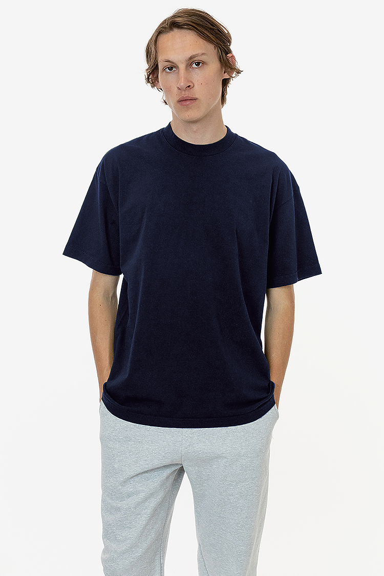 S/S Grmnt Dye Crew Neck 6.5oz NAVY