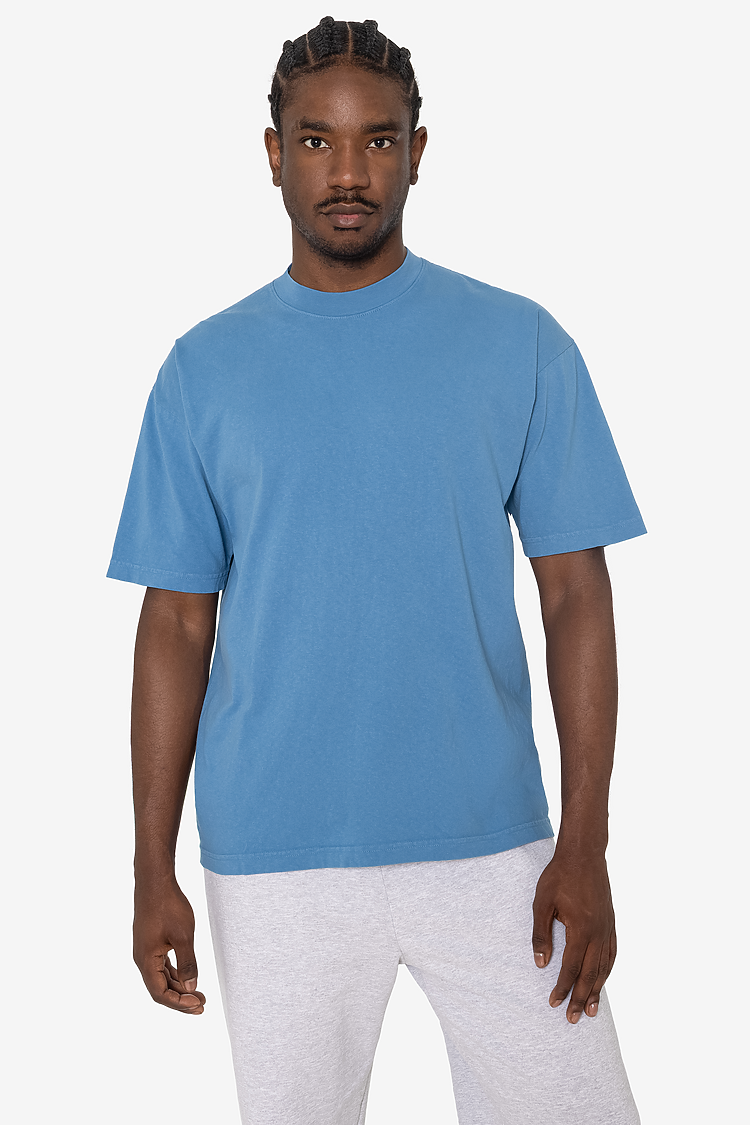 S/S Grmnt Dye Crew Neck 6.5oz BLUE MOON