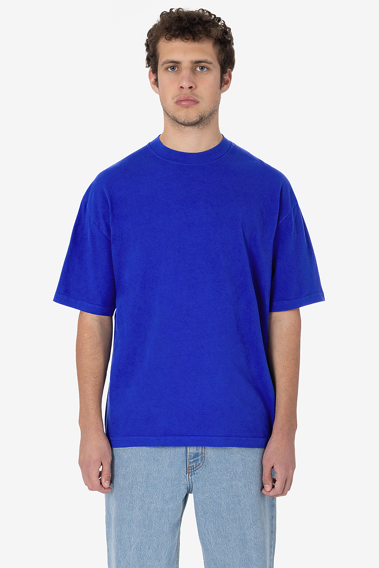 S/S Grmnt Dye Crew Neck 6.5oz COBALT BLUE