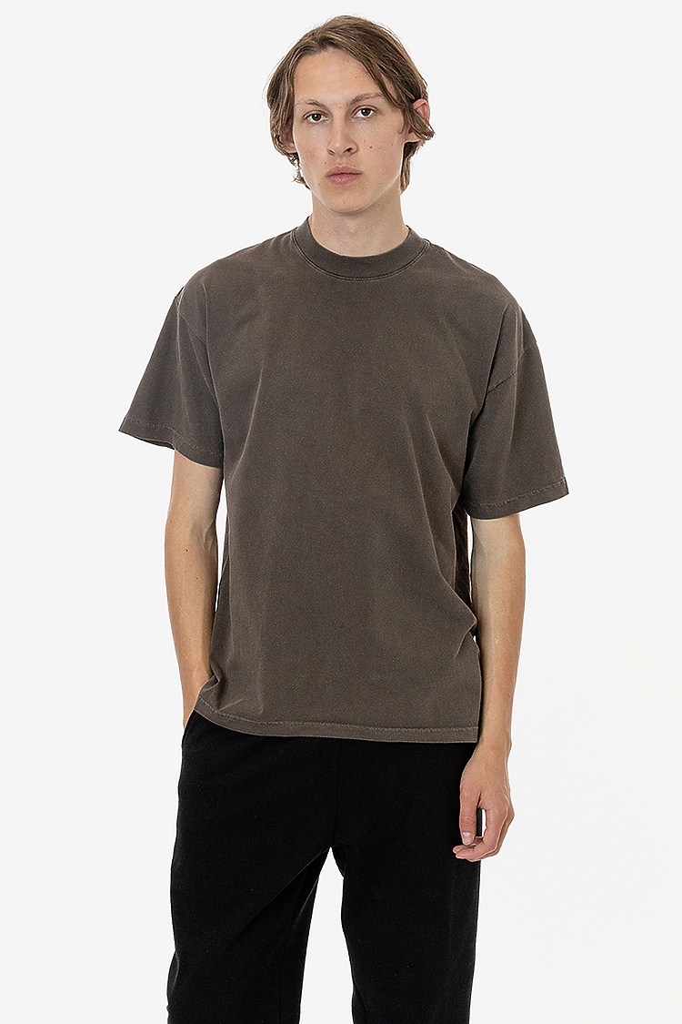 S/S Grmnt Dye Crew Neck 6.5oz Clove
