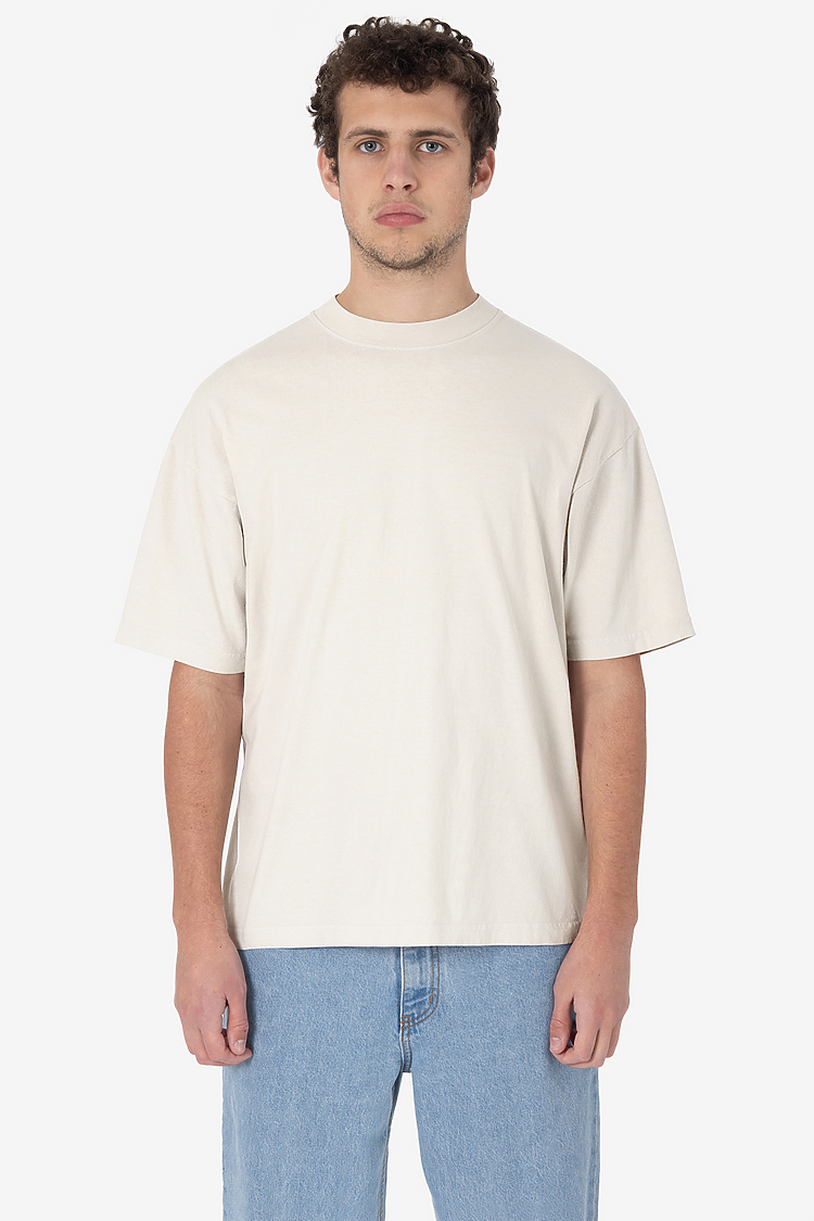 S/S Grmnt Dye Crew Neck 6.5oz CREME