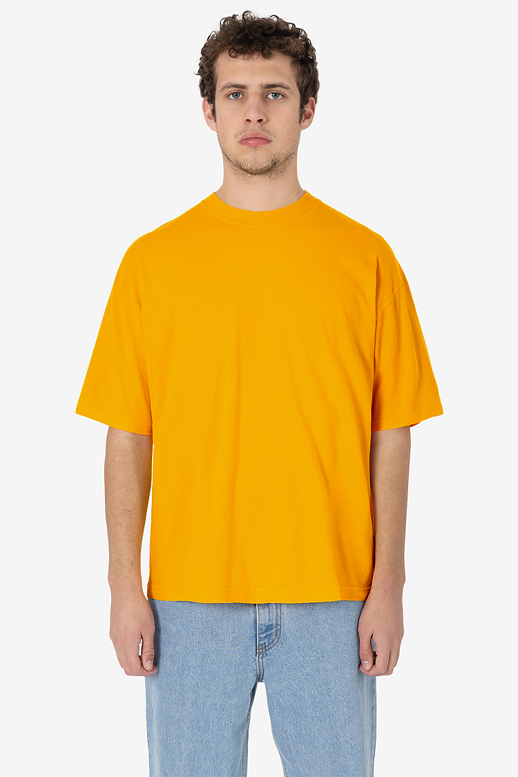 S/S Grmnt Dye Crew Neck 6.5oz Gold