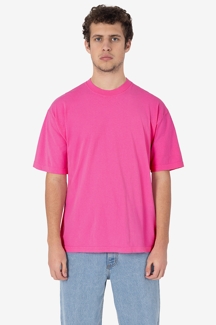 S/S Grmnt Dye Crew Neck 6.5oz Lotus