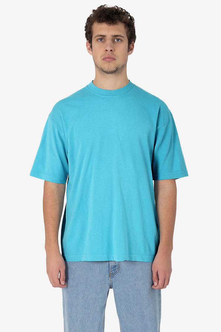 S/S Grmnt Dye Crew Neck 6.5oz POOL