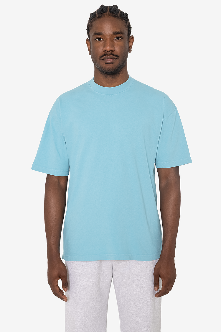 S/S Grmnt Dye Crew Neck 6.5oz POOL