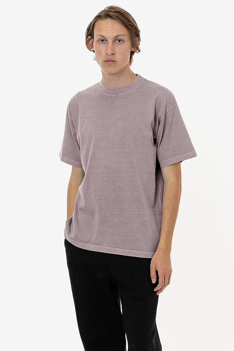 S/S Grmnt Dye Crew Neck 6.5oz Patchouli