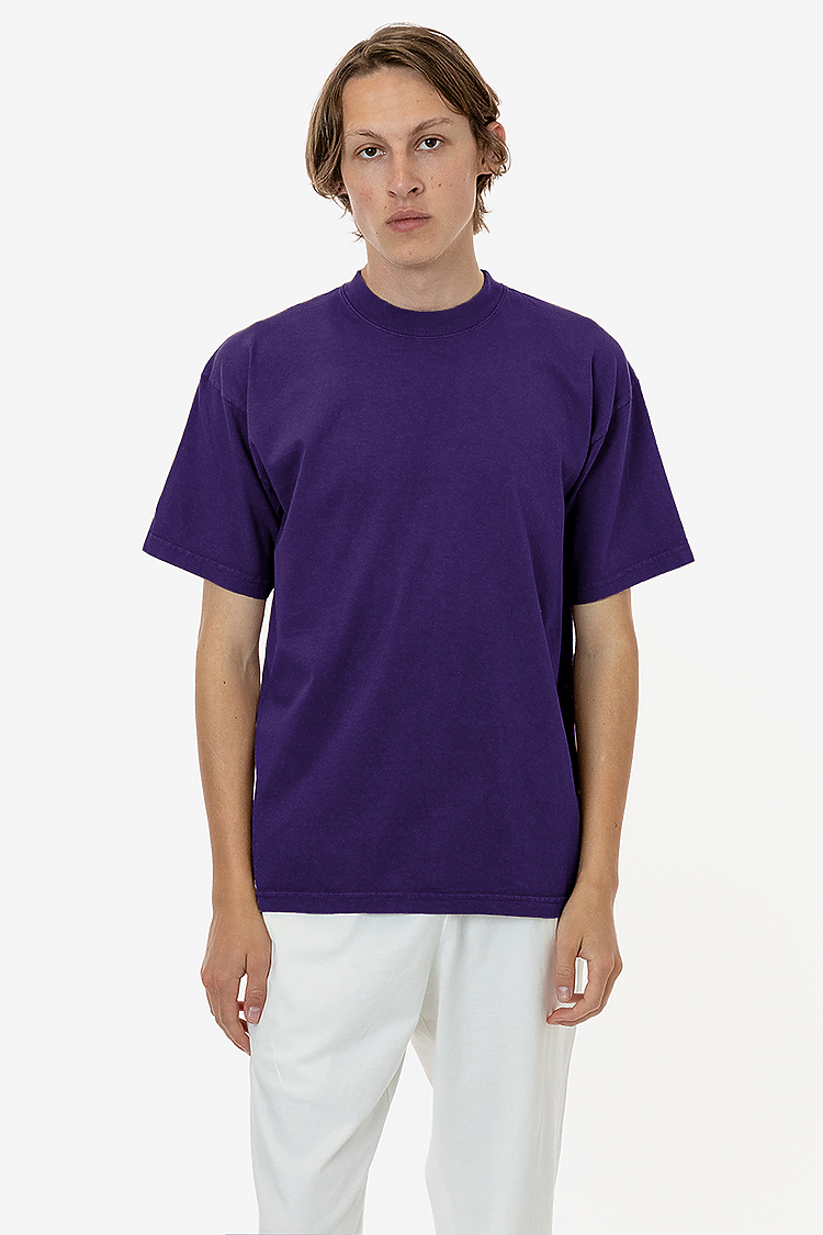 S/S Grmnt Dye Crew Neck 6.5oz PURPLE
