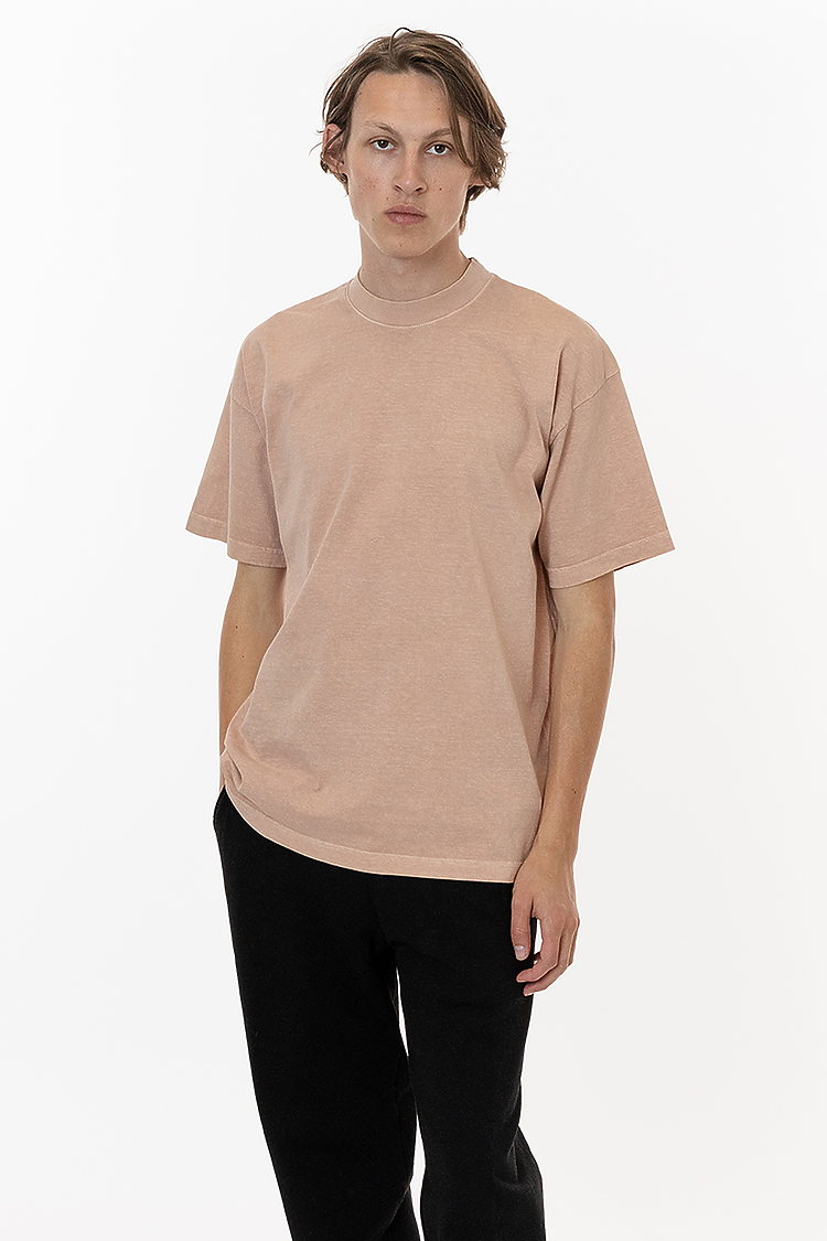 S/S Grmnt Dye Crew Neck 6.5oz Rose Quartz