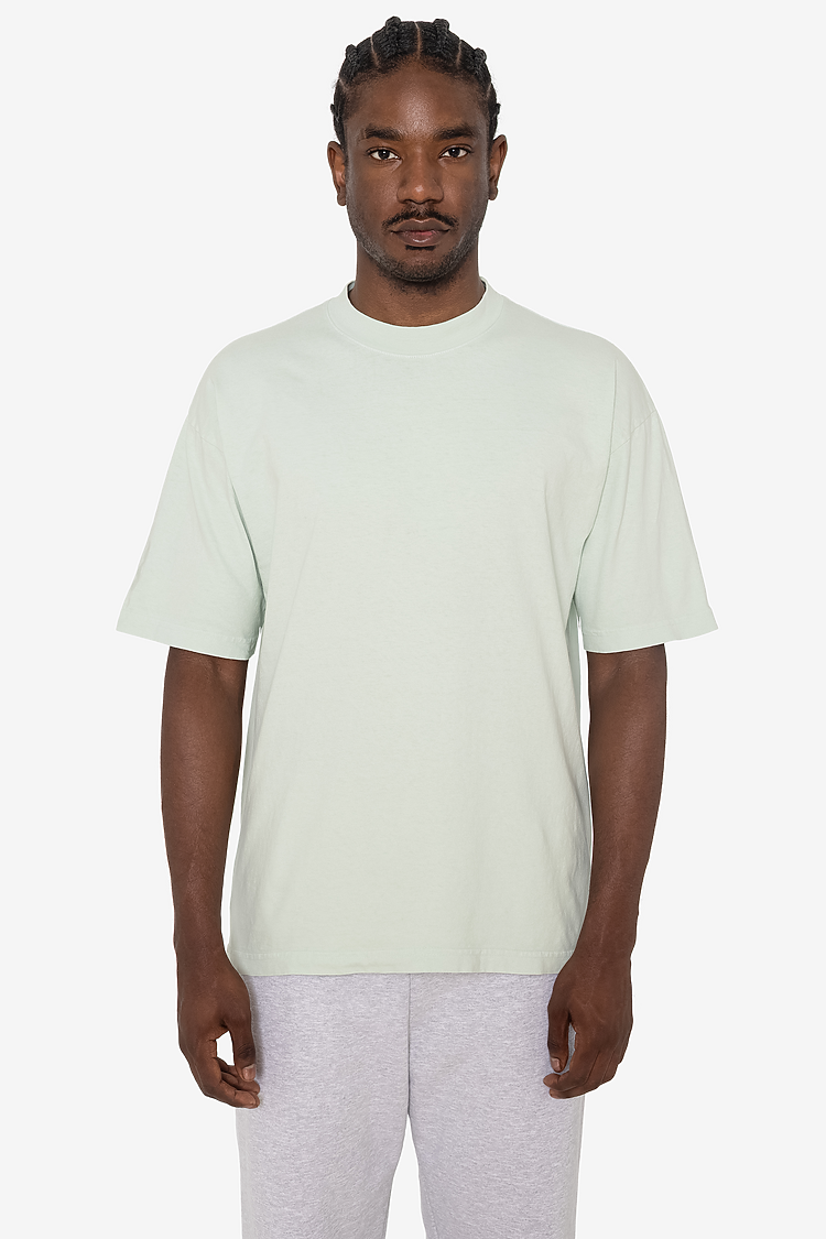 S/S Grmnt Dye Crew Neck 6.5oz SEAFOAM