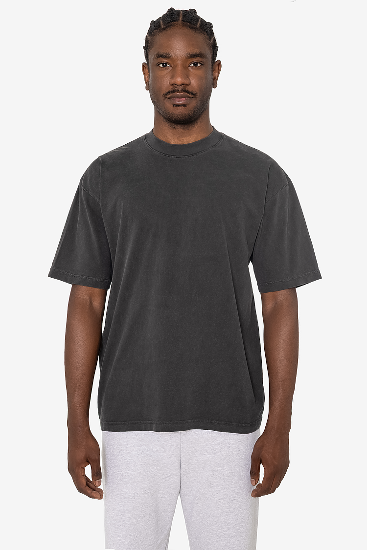 S/S Grmnt Dye Crew Neck 6.5oz VINTAGE BLACK