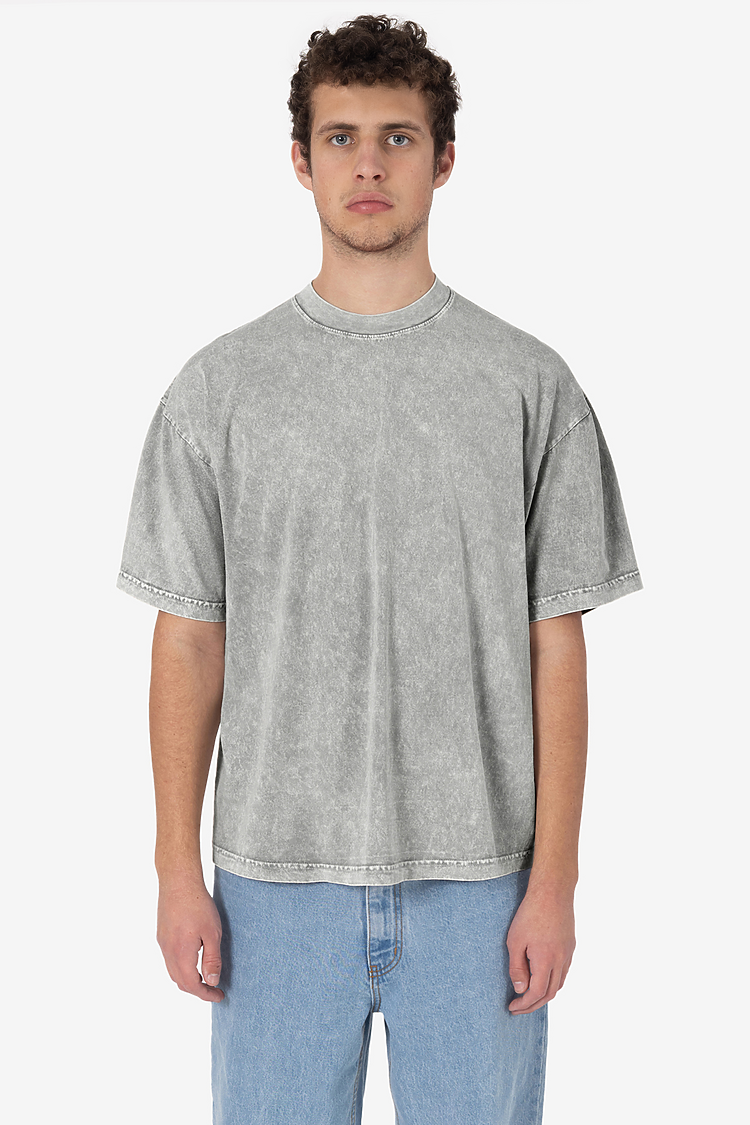 S/S Mineral Wash Crew 6.5oz Limestone