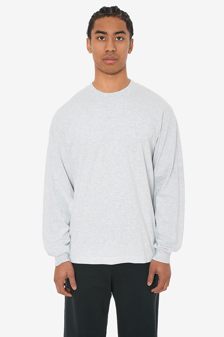 L/S Grmnt Dye Crew Neck 6.5oz ASH