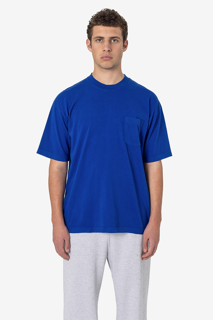 S/S Garment Dye Pocket Tee Cobalt Blue
