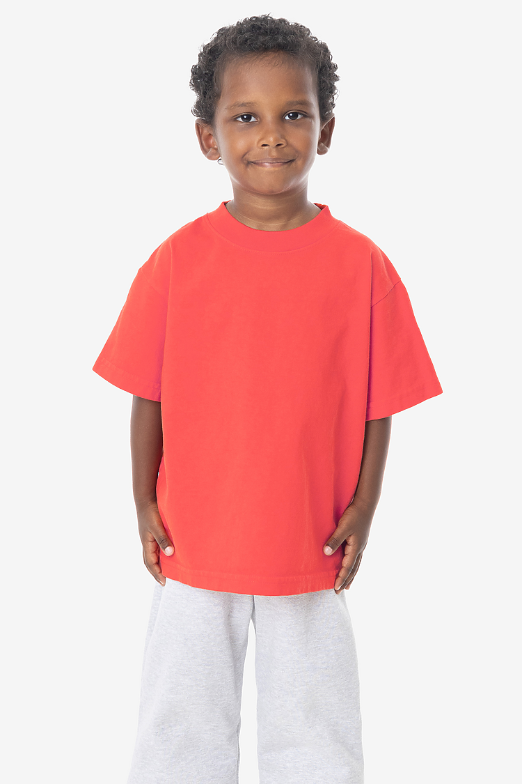 Kids S/S Grmnt Dye Tee BRIGHT ORANGE